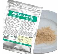 BLAM LarvZero BTI 100g - Larvicide naturel contre les mouches du terreau (Sciaridae) - Bacillus Thuringiensis Israelensis concentré pour 50L de solution
