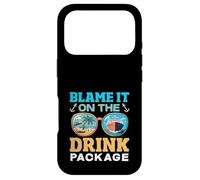 Blame It on The Drink Package Croisière Alcool Coque pour iPhone 17 Pro