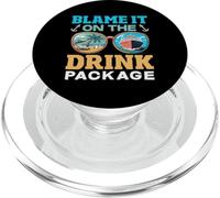 Blame It on The Drink Package Croisière Alcool PopSockets PopGrip pour MagSafe