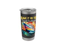 Blame It On The Drink Package Croisiere Ship Vacances Matching Gobelet isotherme en acier inoxydable double paroi