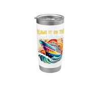 Blame It On The Drink Package Croisiere Ship Vacances Matching Gobelet isotherme en acier inoxydable double paroi