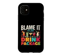 Blame It on The Drink Package Croisière Vacances Coque pour iPhone 11