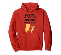 Blame It on The Drink Package Cruise Humour Drunk Inebriated Sweat à Capuche