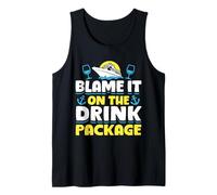 Blame It on the Drink Package Funny Cruise Gift Débardeur