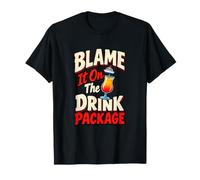 Blame It on The Drink Package Funny Cruise Ship Vacation T-Shirt