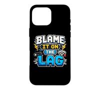 Blame It on The Lag Manette de Jeu Amusante pour Joueur Pixel Art Coque pour iPhone 16 Pro Max