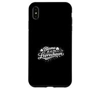 Blame It on The Leprechaun Irish Party Humour Coque pour iPhone XS Max