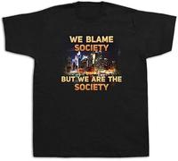 Blame Society Jayz Music NYC City Mens T Shirt Cotton Tee Top Humor Style Gift Manches Courtes(3X-Large)