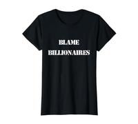Blâmez Les milliardaires T-Shirt Graphique avec Valeur