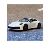 (Blanc) 1:24 911 Carrera 4S Coupé Alliage Modèle de Voiture de Sport Moulé Sous Pression Métal Jouet