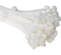 Blanc 100 Pièces D'attaches De Câble Professionnelles 200 X3.6 Mm Poignée D'attache De Câble Couleur Noire, Résistante À La Température