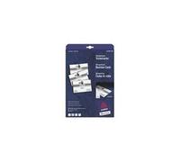 - Blanc - 185 g/m² - 10 unités 10 cartes de visite