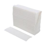 Blanc 200 Feuilles Serviettes en Papier Hôtel pour Salle de Bain | Pliage en Trois et Structure Emboîtée, Pâte de Bois, Usage la Cuisine et Sanitaires, Managers et Restaurants