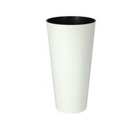 Blanc 30 cm TUBUS SLIM SHINE pot de fleur