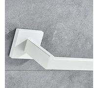 Blanc 4 pièces Salle de bains Accessoires de salle de bains Set mural Montage mural Crochet Toilette Porte-serviettes porte-serviettes Barre de serviette(Paper holder)