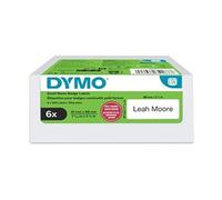 Dymo Étiquettes autocollantes LabelWriter 41 x 89 mm pour badges – 6 rouleaux (1 800 étiquettes)