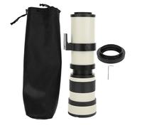 Blanc 420800mm Ouverture F 8.316 Télescope à Mise au Point Manuelle Téléobjectif Zoom pour Appareil Photo à Monture EF-S -SALALIS