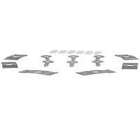 Blanc - 6 agrafes fixation Subline