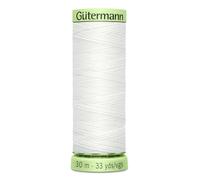 Blanc 800 Gutermann Top Point de fil à coudre Extra Fort Jeans 30 m bobines, 1 Spool