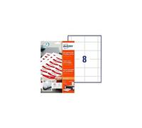 AVERY Boîte de 200 inserts pour badges imprimables microperforés 55 x 86 mm
