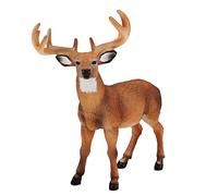 Blanc à Queue Deer Buck Wildlife Jouet Figurine 12.5 CM Hauteur Approx Mojo Fun