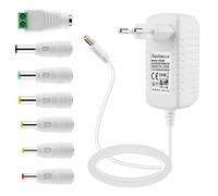 Blanc Adaptateur Secteur Portable Portable 12V 3A 36W,Ca 100-240V À 12V Pour Barrette Led,Réservoir De Poissons,Radio-Réveil,Scanner,Interrupteur,Routeur,Haut-Parleur,T-Com+7 Pr S Différente[Q607]