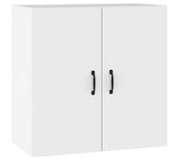 Blanc Armoire murale, CLARENCE, Placard mural, pour cuisine/bain, Blanc 60x31x60 cm Bois d'ingénierie LV2487