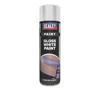 Blanc Brillant Peinture 500ml SCS032S Sealey Neuf