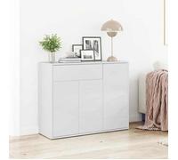 (Blanc) Buffet bahut - Buffet Enfilade Blanc brillant 88x30x70 cm bois ingénierie 111270
