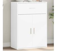 Blanc Buffet de rangement - Vitrine bahut - armoire console Pour cuisine blanc 60 x 30 x 84cm - Bois d'ingénierie 7408297