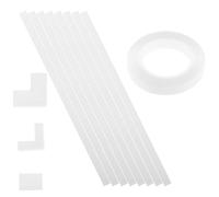 Blanc Cache-câble Mural pour Câbles TV, en Plastique | Conception Murale Discrète, Nettoyage Facile, pour Bureau, Salon, Routeur et Modem