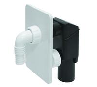 Blanc caché lave-vaisselle machine à laver tuyau d'évacuation siphon kit dé