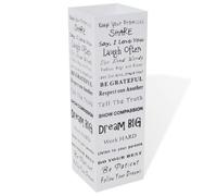 Blanc Carré Porte-parapluie Stockage pour cannes bâtons Acier 48,5 cm