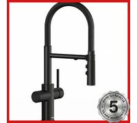 Blanc Catris S Flexo mélangeur d'évier cuisine filtre noir mat 526707