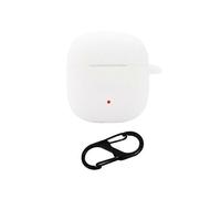 (Blanc) Compatible avec les écouteurs sans fil 1MORE Q10. étui de protection en silicone anti-rayures