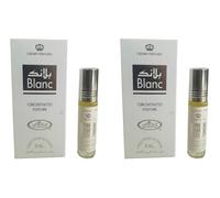 Blanc Concentrated Perfume Oil 6ml - Pack of 2 | Long Lasting Roll-On Attar | Alcohol-Free Unisex Arabic Fragrance