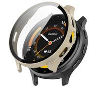 (Blanc) Coque de montre résistante aux rayures avec protection d'écran pour Garmin Venu 3