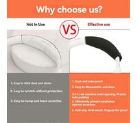 (Blanc) Coussinets de rechange en silicone pour casque Anker Soundcore Space Q45 Life Q30 Q35