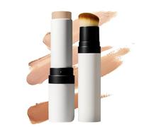 Blanc Cover Cream Stick - Korean Foundation Stick, Color Changing Foundation, Dual Ended with Detachable Brush, Hydrating, Lightweight, Long Lasting, Full Coverage for All Skin Types (Natural)