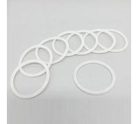 Blanc de qualité Alimentaire Joint torique Joints Joint d'étanchéité en Silicone de 1,5 mm d'épaisseur de 9,5/10/11/12/13/14/15/16/17 / 18mm OD Rondelles Joint Silicone Joint (Couleur : 10x7x1.5mm