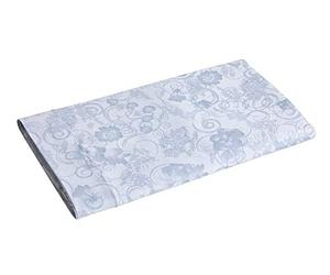 Blanc des Vosges Hesperide Porcelaine Drap 240 x 300 cm - Satin Jacquard 100% Coton