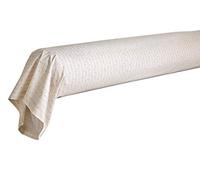 Blanc des Vosges sous Le Vent Paprika taie de traversin 90 x 190 cm - Percale 100% Coton 80fils/cm²