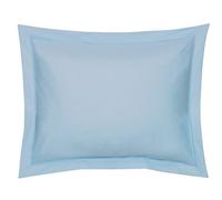 Blanc des Vosges Uni 57 Fils Taie, Coton, Bleu Ciel, 50 x 75 cm