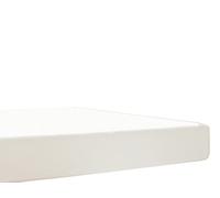 Blanc des Vosges Uni Jersey Drap housse extensible Coton Blanc 140x190 à 160x220 cm