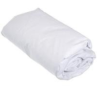 Blanc des Vosges Uni Percale Drap Housse Coton Blanc 140 x 190 cm bonnet de 30 cm