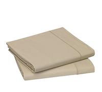 Blanc des Vosges Uni Percale Housse de couette Coton Chanvre 200 x 200 cm