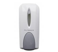 Blanc Distributeur de savon Manuel Montage Mur Distributeur Gel Savon alcoolique