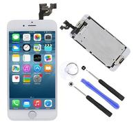 BLANC ECRAN LCD POUR IPHONE 6 Complet 4.7+ HOME CAMER VITRE TACTILE CHASSIS