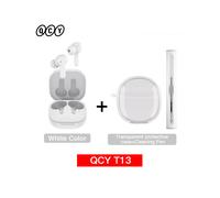 (Blanc et étui stylo) Écouteurs Bluetooth sans fil T13 Écouteurs TWS HIFI 4 microphones ENC HD Appel Casque Contrôle