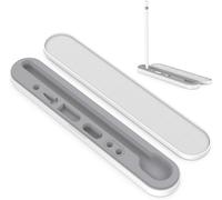 (Blanc)Étui de Transport Portable pour Apple Pencil 1ère et 2ème Génération Accessoires pour Crayons iPad Boîte de Rangement à Coque Rigide Compatible avec Apple Pencil 1st/2nd (Blanche)